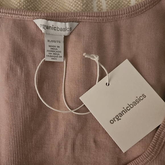 NWT Orgac Basics Ribbed Crop Top - Picture 4 of 6